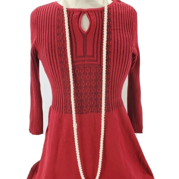 VINTAGE Handmade Crocheted Pearl Beads Necklace 28 - Picture 3 of 11